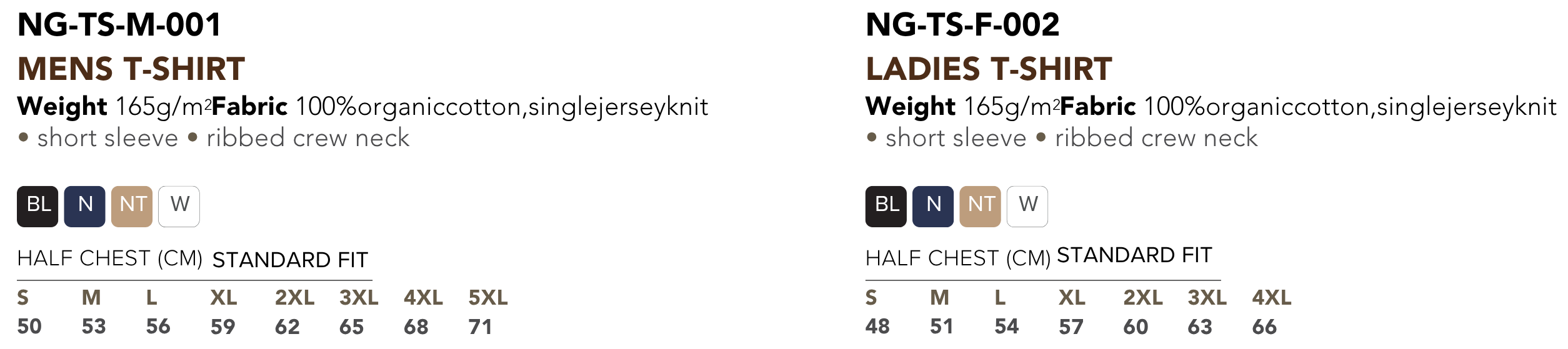 Ngombe T-shirts Workfile